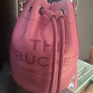 Marc jacob pink bucket bag